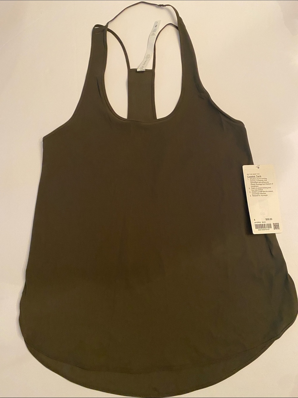 lululemon athletica Olive Racerback Tank